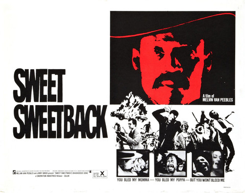 Sweet Sweetback 02 Poster Canvas Movie Film Print A0 A1 A2 A3 A4 A5 A6 Art Wall