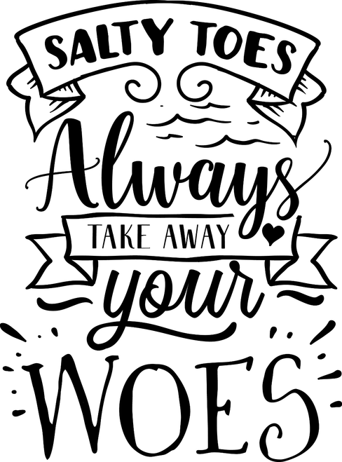 Salty toes (2) Poster Canvas Movie Film Print A0 A1 A2 A3 A4 A5 A6 Art Wall Deco