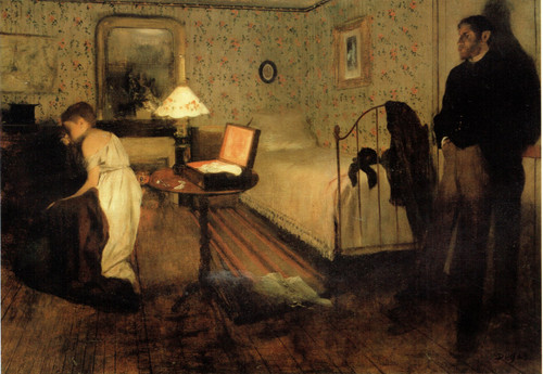 Degas- Le Viol- 1868-89 Poster Canvas Movie Film Print A0 A1 A2 A3 A4 A5 A6 Art