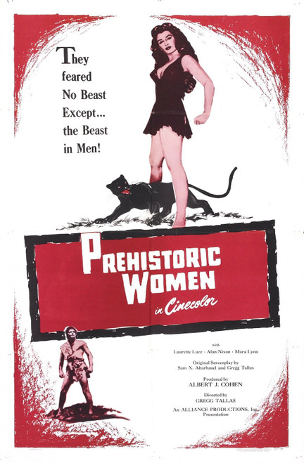 Prehistoric Women 1950 01 Poster Canvas Movie Film Print A0 A1 A2 A3 A4 A5 A6 Ar