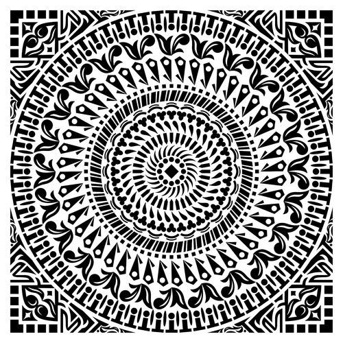 Ornamental Mandala (1) Poster Canvas Movie Film Print A0 A1 A2 A3 A4 A5 A6 Art W