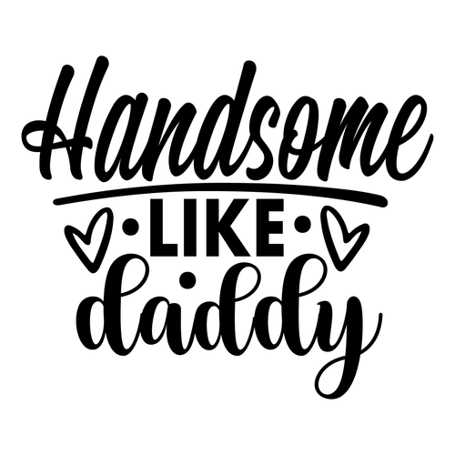 Handsome Like Daddy-01 Poster Canvas Movie Film Print A0 A1 A2 A3 A4 A5 A6 Art W