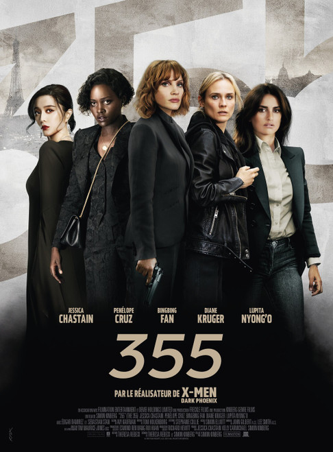 The 355 3 Poster Canvas Movie Film Print A0 A1 A2 A3 A4 A5 A6 Art Wall Decoratio