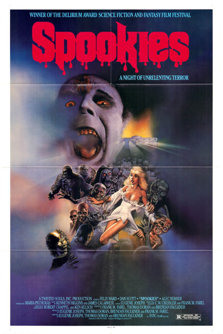 spookies Poster Canvas Movie Film Print A0 A1 A2 A3 A4 A5 A6 Art Wall Decoration