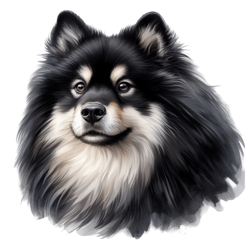 236 Finnish Lapphund Poster Canvas Movie Film Print A0 A1 A2 A3 A4 A5 A6 Art Wal