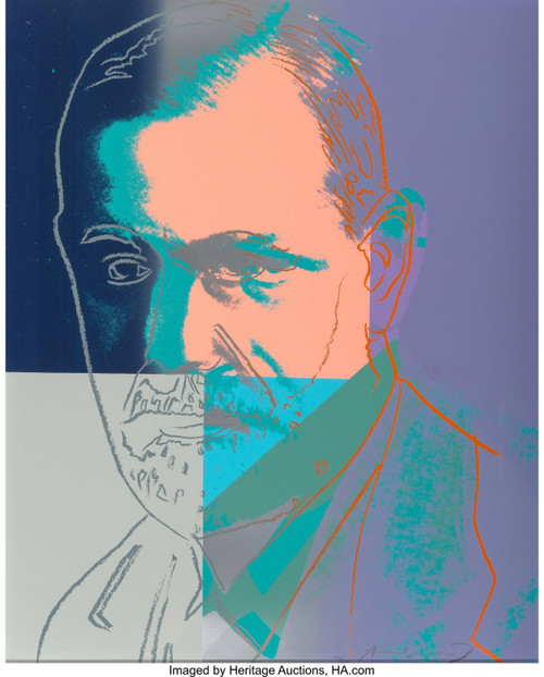 Andy Warhol (1928-1987). Sigmund Freud, from Ten Portraits of Jews of the Twenti