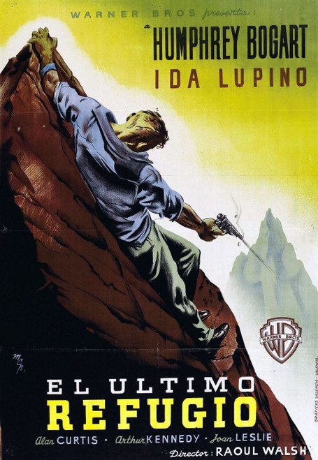 High Sierra (1941)_5 Movie Film Poster Canvas iconic design High Sierra (1941)_5 Movie Film Poster Canvas iconic design