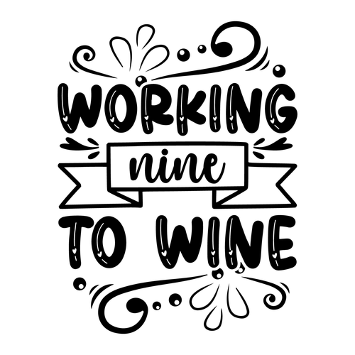 working nine to wine-01 Poster Canvas Movie Film Print A0 A1 A2 A3 A4 A5 A6 Art