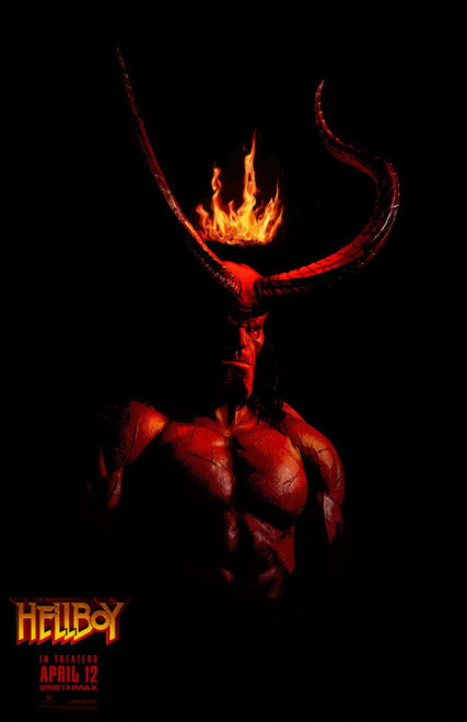 Hellboy (2019)_11 Movie Film Poster Canvas iconic design