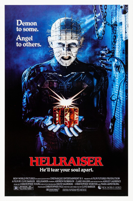 Hellraiser (1987)_0 Movie Film Poster Canvas iconic design