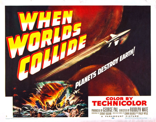 When Worlds Collide 02 Poster Canvas Movie Film Print A0 A1 A2 A3 A4 A5 A6 Art W