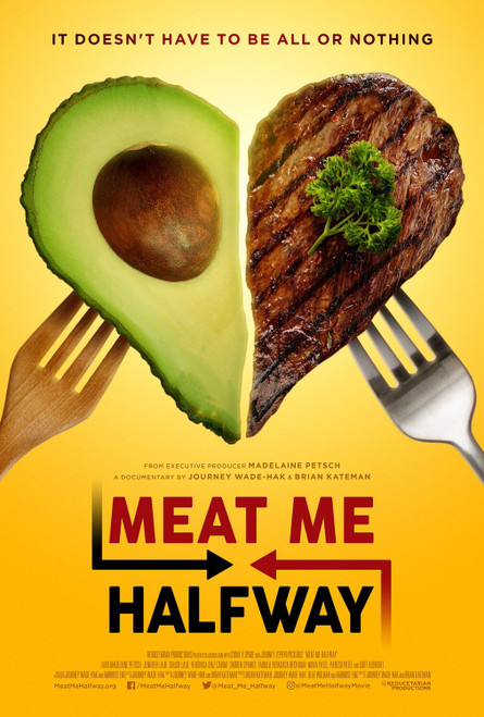 Meat Me Halfway Poster Canvas Movie Film Print A0 A1 A2 A3 A4 A5 A6 Art Wall Dec