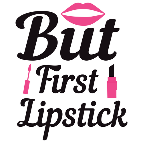 But First, Lipstick-01 Poster Canvas Movie Film Print A0 A1 A2 A3 A4 A5 A6 Art W