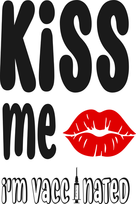 Kiss Me Im Vaccinated 2 Poster Canvas Movie Film Print A0 A1 A2 A3 A4 A5 A6 Art