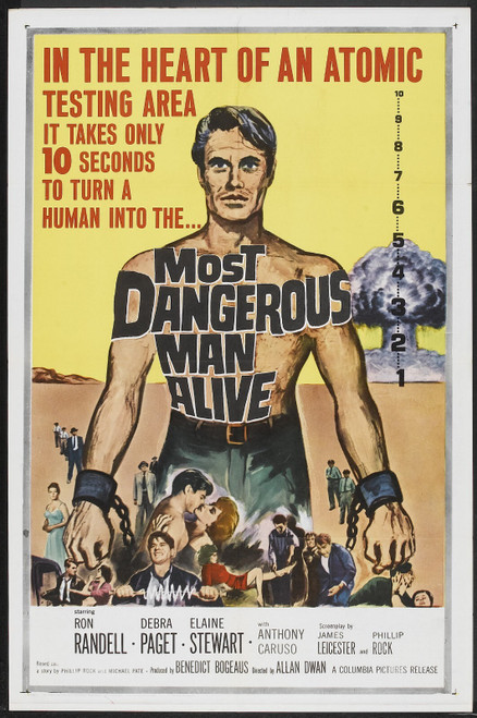 Most Dangerous Man Alive 01 Poster Canvas Movie Film Print A0 A1 A2 A3 A4 A5 A6