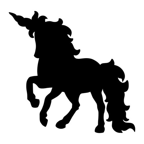 Unicorn Silhouette (12) Poster Canvas Movie Film Print A0 A1 A2 A3 A4 A5 A6 Art