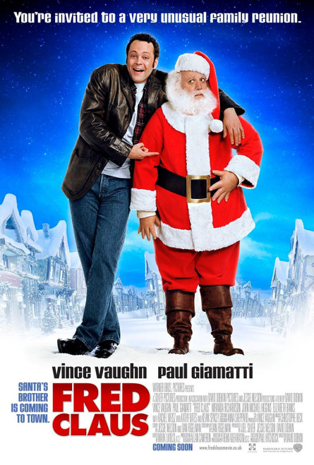 Fred Claus (2007)_7 Movie Film Poster Canvas iconic design