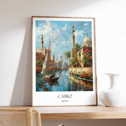 8_Cairo Poster, Islamic Decor, Islamic Art, Middle Eastern Art, Cairo Gift, Cair