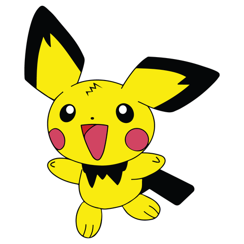 Pichu-PNG Poster Canvas Movie Film Print A0 A1 A2 A3 A4 A5 A6 Art Wall Decoratio