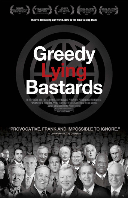Greedy Lying Bastards (2013)_4 Movie Film Poster Canvas iconic design
