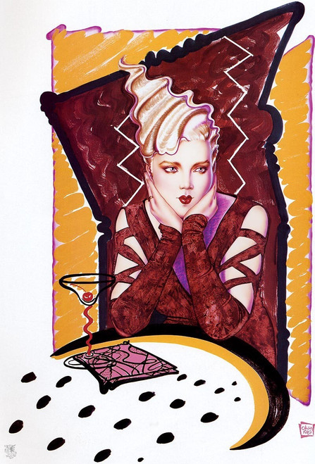 vintage art - cheesecake collection 2 - ma olivia - basin street Poster Canvas M