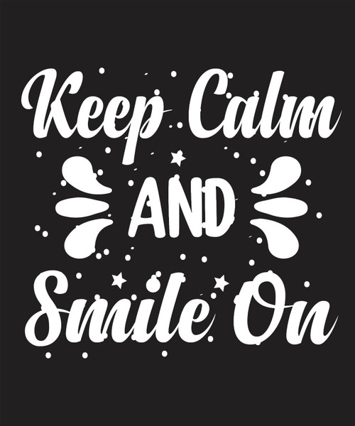 keep calm and smile on Poster Canvas Movie Film Print A0 A1 A2 A3 A4 A5 A6 Art W