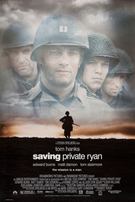 Saving Private Ryan Poster Canvas Movie Film Print A0 A1 A2 A3 A4 A5 A6 Art Wall