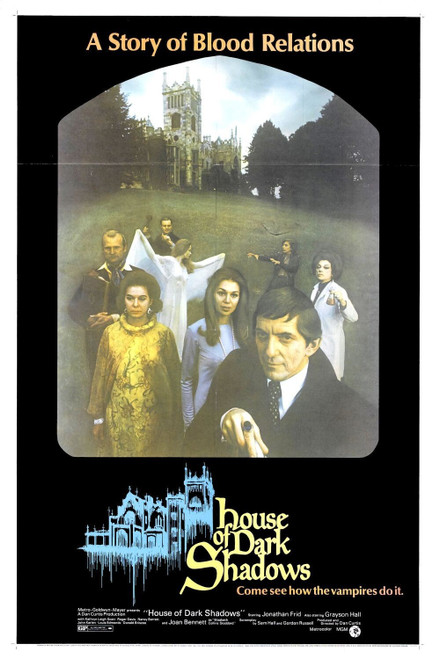House of Dark Shadows (1970)_2 Movie Film Poster Canvas iconic design