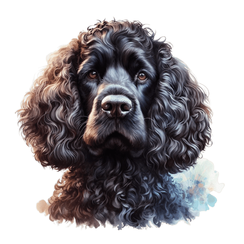 271 Irish Water Spaniel Poster Canvas Movie Film Print A0 A1 A2 A3 A4 A5 A6 Art