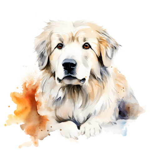 Braque Francais Pyrenean (2) Poster Canvas Movie Film Print A0 A1 A2 A3 A4 A5 A6