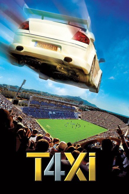 Taxi 4 Poster Canvas Movie Film Print A0 A1 A2 A3 A4 A5 A6 Art Wall Decoration