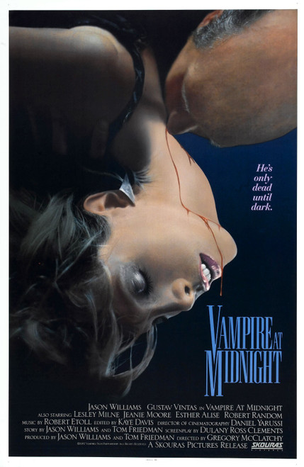 Vampire At Midnight 01 Poster Canvas Movie Film Print A0 A1 A2 A3 A4 A5 A6 Art W