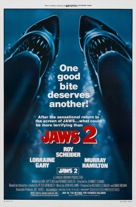 jaws-2_fef86bbd Poster Canvas Movie Film Print A0 A1 A2 A3 A4 A5 A6 Art Wall Dec