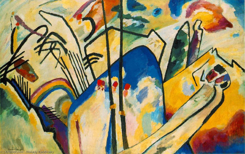 Wassily Kandinsky - composition IV Poster Canvas Movie Film Print A0 A1 A2 A3 A4