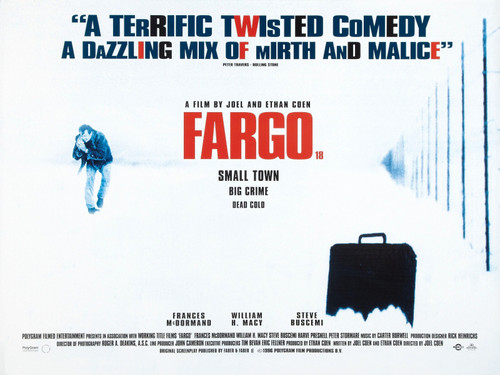 Fargo (1996)_2 Movie Film Poster Canvas iconic design