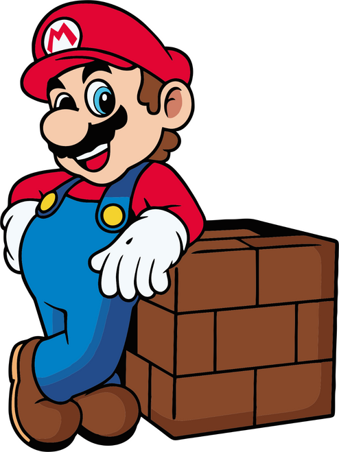 Mario PNG 48 (2) Poster Canvas Movie Film Print A0 A1 A2 A3 A4 A5 A6 Art Wall De