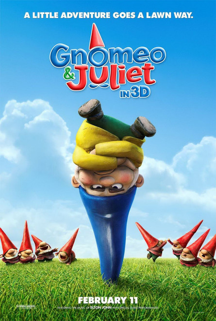 Gnomeo and Juliet (2011)_1 Movie Film Poster Canvas iconic design