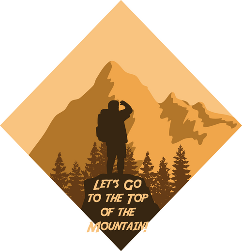 Lets Go to the Top of the Mountain Poster Canvas Movie Film Print A0 A1 A2 A3 A4