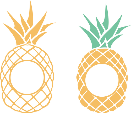 pineapple-monogram Poster Canvas Movie Film Print A0 A1 A2 A3 A4 A5 A6 Art Wall