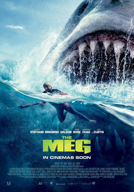 The Meg 5 Poster Canvas Movie Film Print A0 A1 A2 A3 A4 A5 A6 Art Wall Decorati