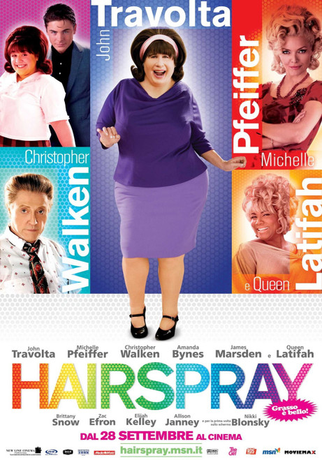 Hairspray (2007)_13 Movie Film Poster Canvas iconic design
