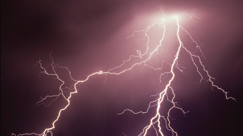 Lightning Over the Snake River Valley, Idaho Art Gallery Poster Canvas Print Wal