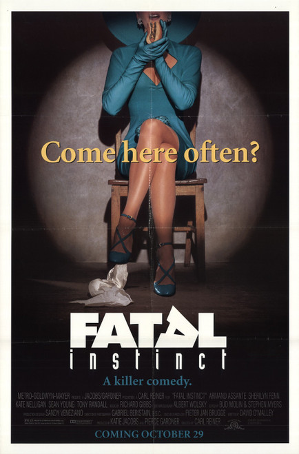 Fatal Instinct (1993)_2 Movie Film Poster Canvas iconic design
