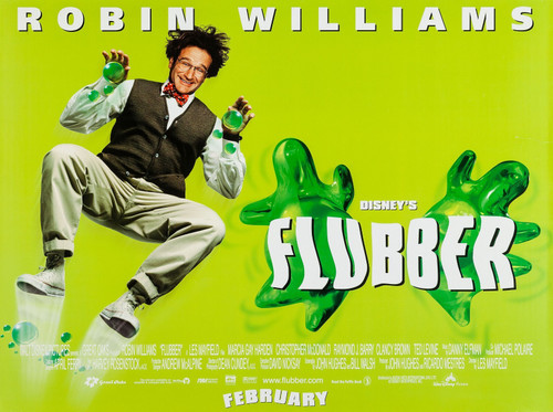 Flubber (1997)_4 Movie Film Poster Canvas iconic design