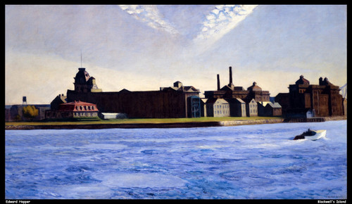 edward-hopper---blackwells-island_14401050092_o(1) Poster Canvas Print Art Paint