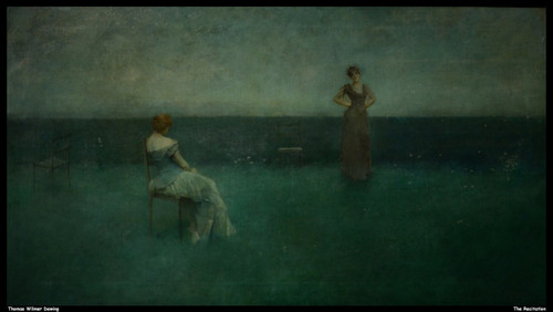 thomas-wilmer-dewing---the-recitation--jpb_29174491471_o(1) Poster Canvas Movie