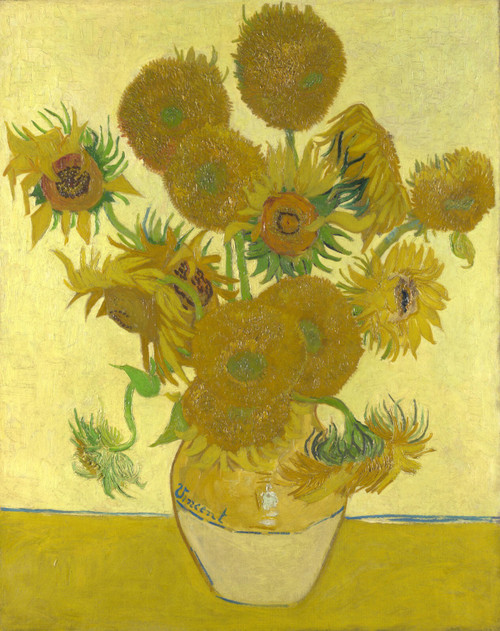 Vincent Van Gogh - Sunflowers 2 Poster Canvas Movie Film Print A0 A1 A2 A3 A4 A5