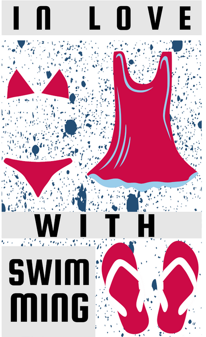 In Love With Swimming Poster Canvas Movie Film Print A0 A1 A2 A3 A4 A5 A6 Art Wa