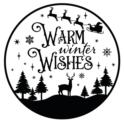 Warm Winter Wishes (2) Poster Canvas Movie Film Print A0 A1 A2 A3 A4 A5 A6 Art W