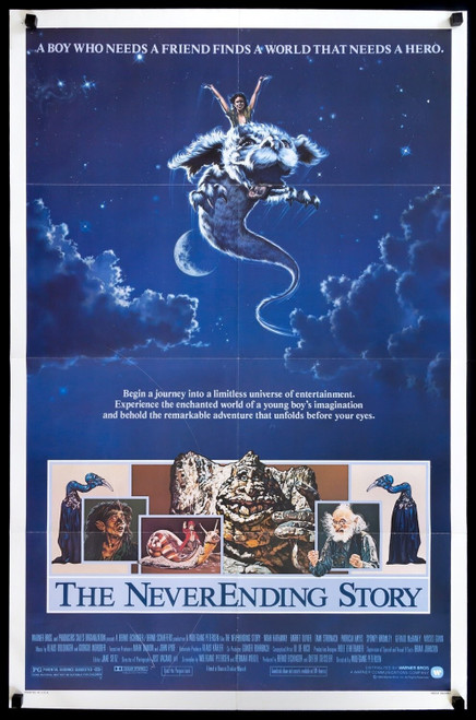 THE NEVERENDING STORY (1984) 1 Poster Canvas Movie Film Print A0 A1 A2 A3 A4 A5